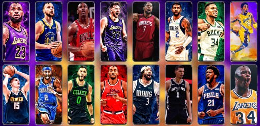 NBA Wallpapers Android app – HD / 4K basketball players backgrounds and wallpapers